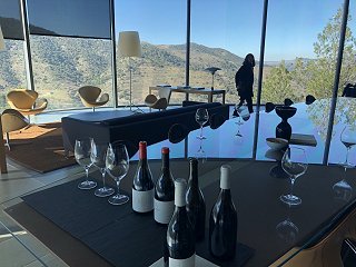 Priorat wine tours – sweeping views over the award-winning Ferrer Bobet vineyard in Priorat, during a guided priorat wine tour from Barcelona Inside & Out.